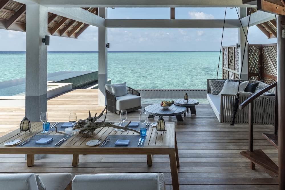 Sunset Water Villa with Pool at Four Seasons Resort Maldives at Landaa Giraavaru, view 3